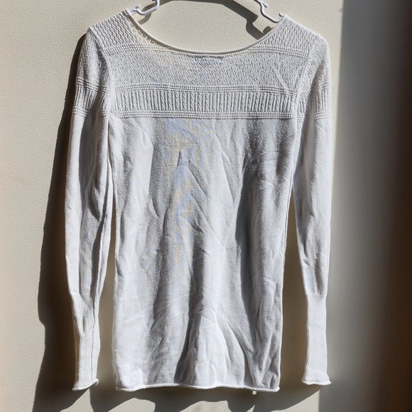 American Eagle Outfitters Cream Jersey Size Small - Picture 14 of 15